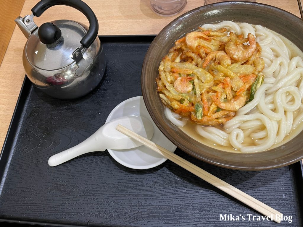 牧のうどん 野菜かき揚げ 蔬菜天婦羅烏龍麵