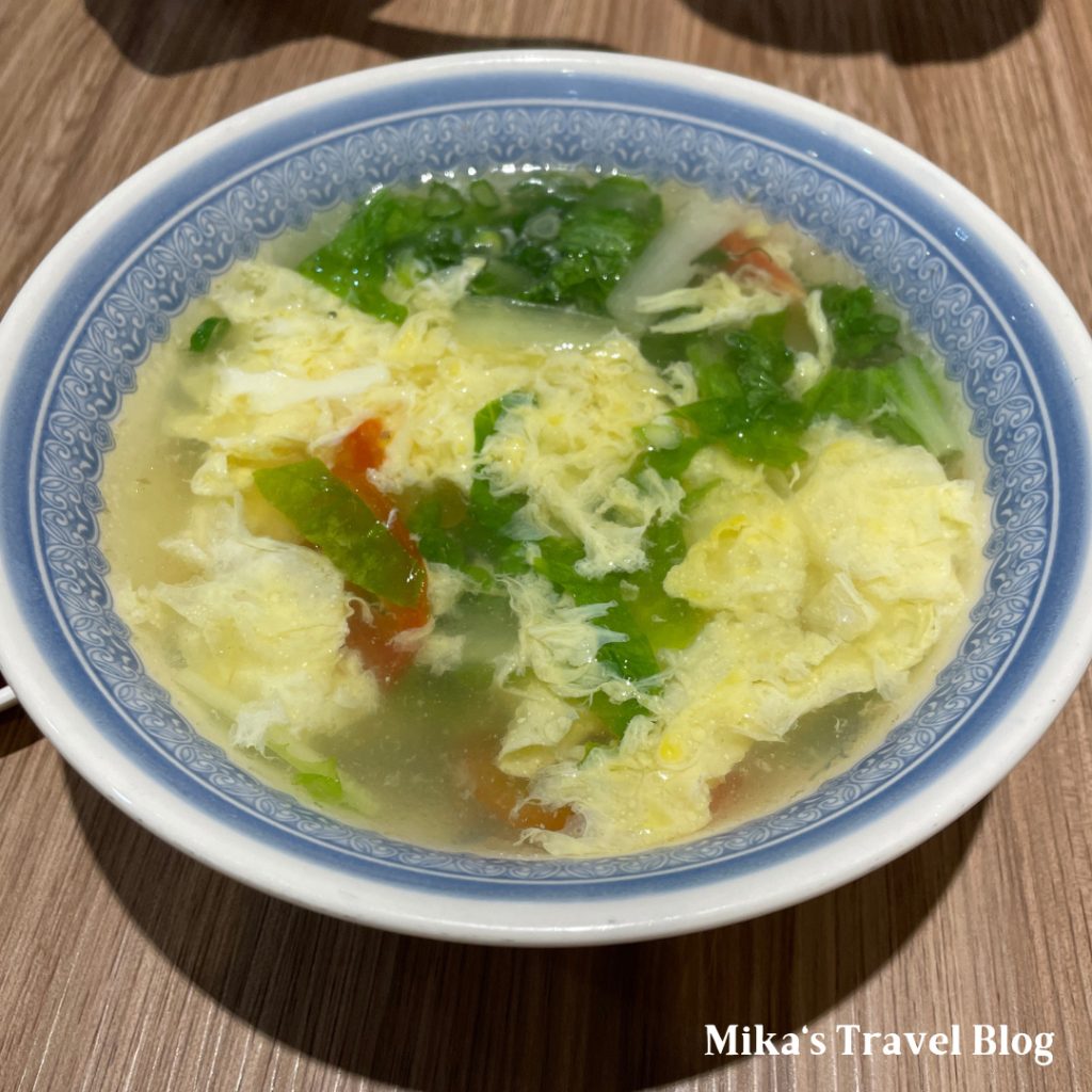 一鋒杭麵食館 青菜蛋花湯